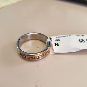 Mens Stainless Steel Ring Size 13